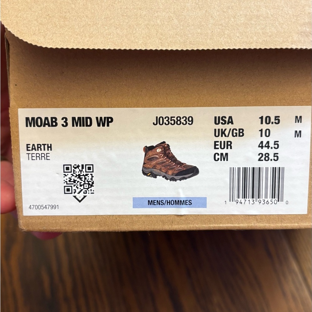 Merrell Moab 3 waterproof hiking boots - Picture 2 of 3